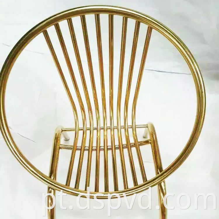 Furniture with gold color